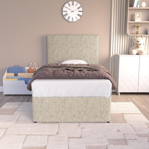 Dakar Kids Divan Bed - Cream Chenille