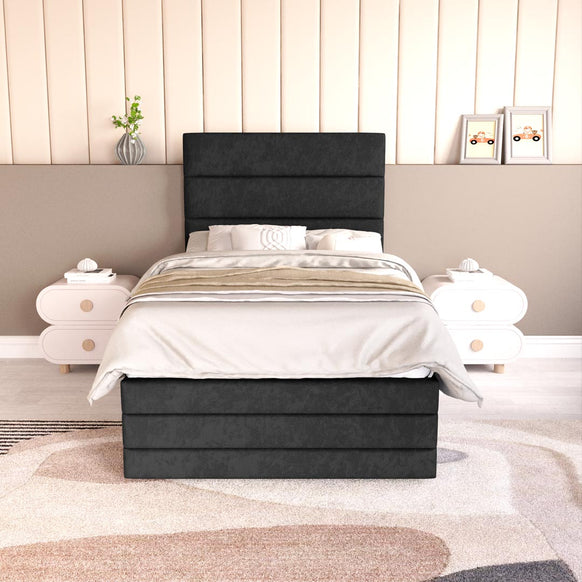 Havana Kids Divan Bed - Black Naples