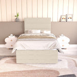 Havana Kids Divan Bed - Cream Plush Velvet