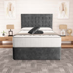 Kingston Divan Bed - Charcoal Coniston