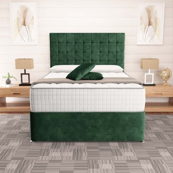 Kingston Divan Bed - Emerald Coniston