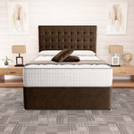 Kingston Divan Bed - Mocca Plush Velvet