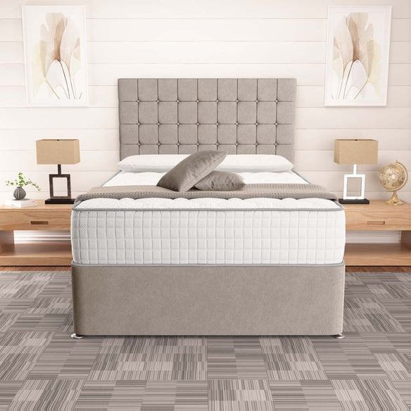 Kingston Divan Bed - Seal Grey Naples