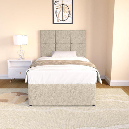 Lima Kids Divan Bed - Cream Chenille