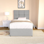 Lima Kids Divan Bed - Silver Linoso