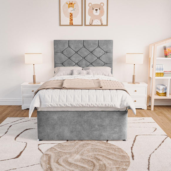 Seville Kids Chesterfield Divan Bed - Armour Coniston