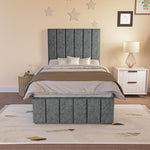 Sydney Kids Divan Bed - Charcoal Chenille
