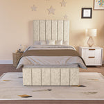 Sydney Kids Divan Bed - Cream Chenille