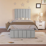 Sydney Kids Divan Bed - Silver Linoso