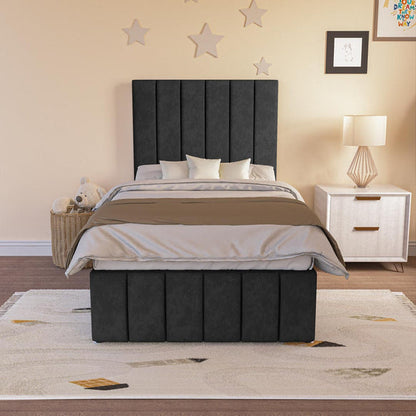 Sydney Kids Divan Bed - Black Naples