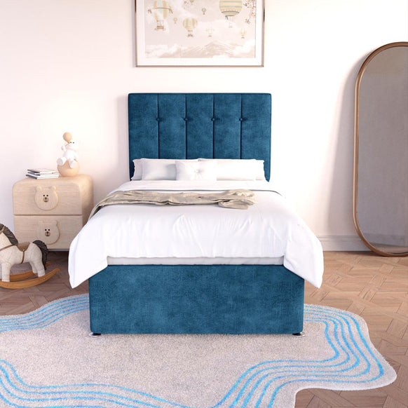 Prague Kids Divan Bed - Blue Coniston