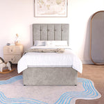 Prague Kids Divan Bed - Seal Grey Naples