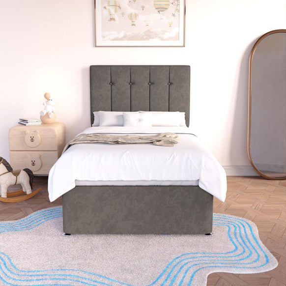 Prague Kids Divan Bed - Slate Grey Naples