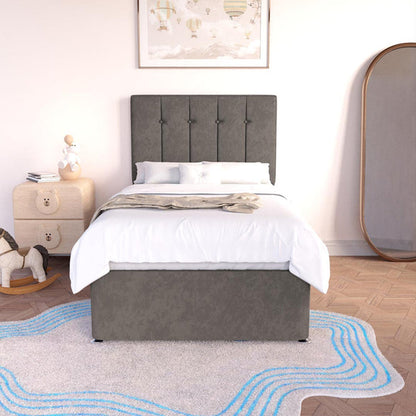 Prague Kids Divan Bed - Slate Grey Naples