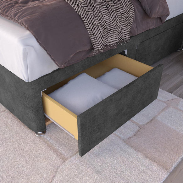Dakar Kids Divan Bed - Charcoal Coniston