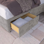 Dakar Kids Divan Bed - Silver Plush Velvet