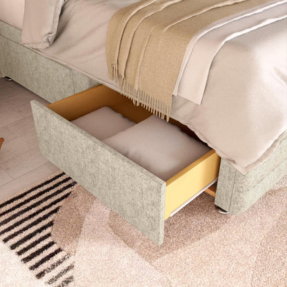 Havana Kids Divan Bed - Cream Chenille