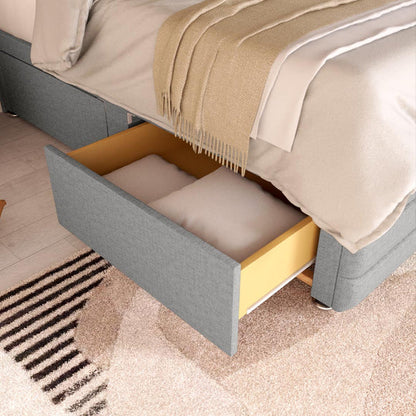 Havana Kids Divan Bed - Silver Linoso