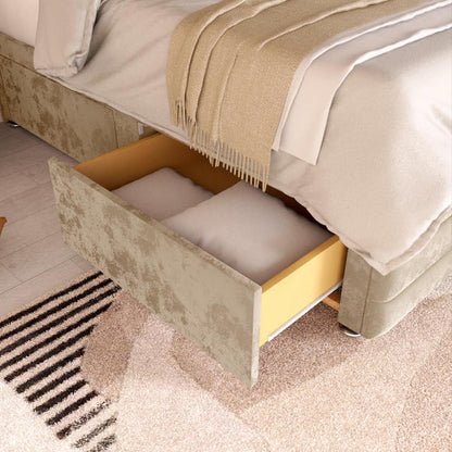 Havana Kids Divan Bed - Mink Plush Velvet