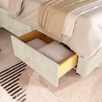Havana Kids Divan Bed - Cream Plush Velvet