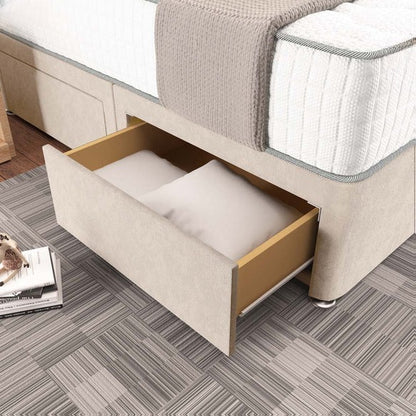 Kingston Divan Bed - Cream Naples