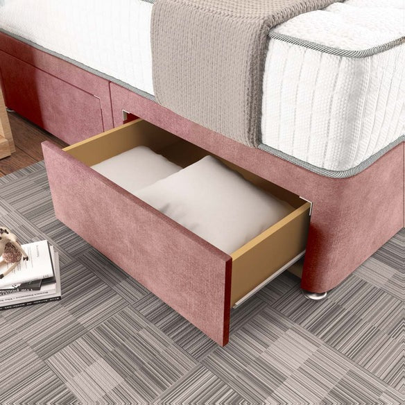 Kingston Divan Bed - Pink Coniston