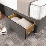Kingston Divan Bed - Slate Grey Naples