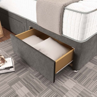 Kingston Divan Bed - Slate Grey Naples