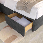 Lima Kids Divan Bed - Charcoal Coniston