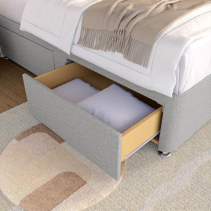Lima Kids Divan Bed - Silver Linoso