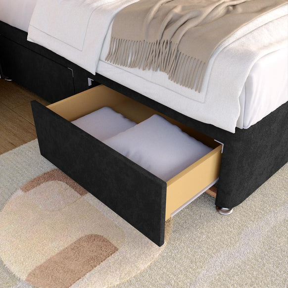 Lima Kids Divan Bed - Black Naples