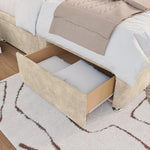 Seville Kids Chesterfield Divan Bed - Almond Coniston