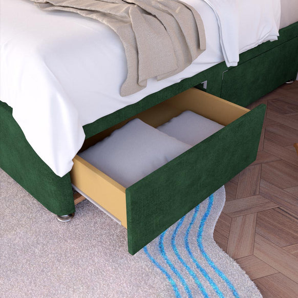 Prague Kids Divan Bed - Emerald Coniston