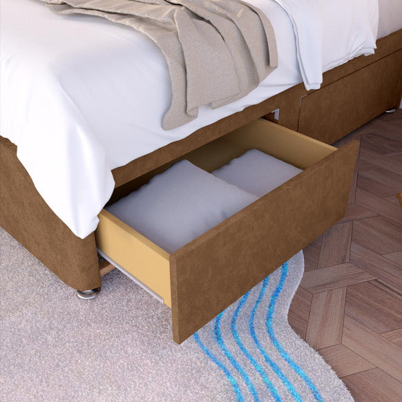 Prague Kids Divan Bed - Mink Naples