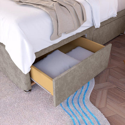 Tokyo Kids Divan Bed - Seal Grey Naples