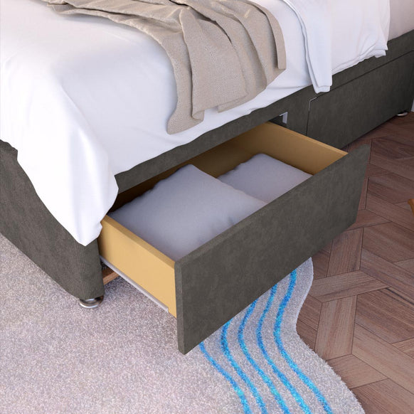 Prague Kids Divan Bed - Slate Grey Naples