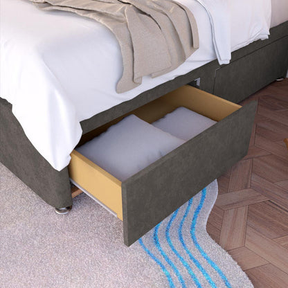 Prague Kids Divan Bed - Slate Grey Naples