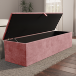 Athens Ottoman Storage Box - Pink Coniston