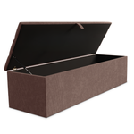 Athens Ottoman Storage Box - Mauve Naples