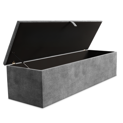 Cubed Ottoman Storage Box - Armour Coniston