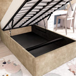 Cairo Kids Upholstered Ottoman Bed - Mink Coniston