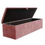 Dallas Ottoman Storage Box - Pink Coniston