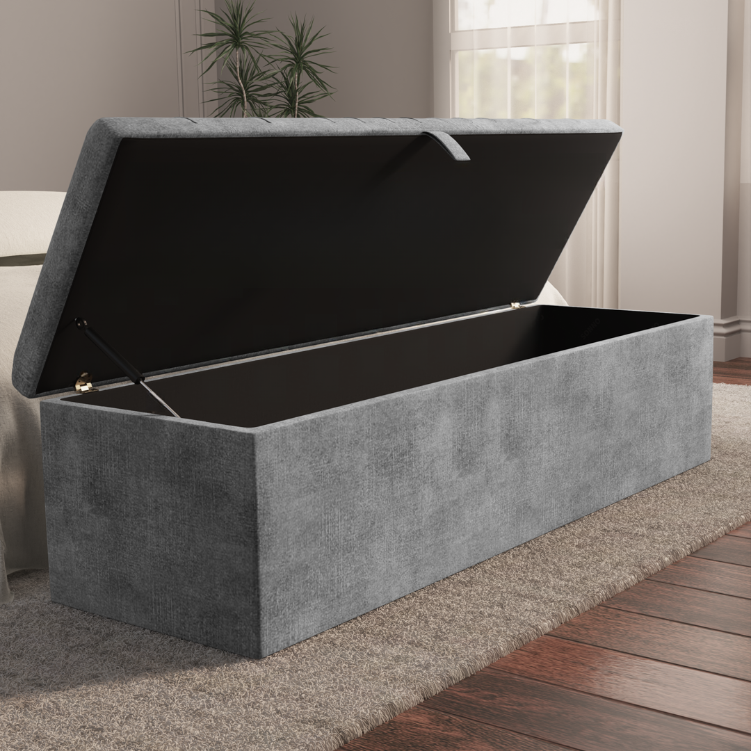 Cambridge Ottoman Storage Box - Armour Coniston