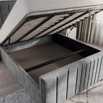 Cambridge Upholstered Ottoman Bed - Armour Coniston