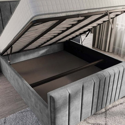 Cambridge Upholstered Ottoman Bed - Armour Coniston