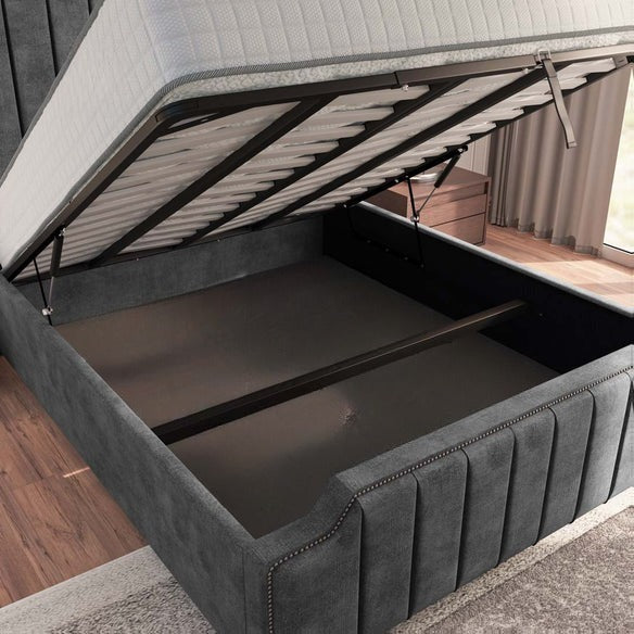 Washington Upholstered Ottoman Bed - Armour Coniston