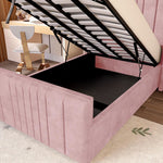 Cambridge Kids Upholstered Ottoman Bed - Pink Coniston