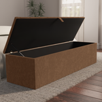 Madrid Ottoman Storage Box - Mink Naples