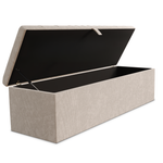 Cambridge Ottoman Storage Box - Cream Naples