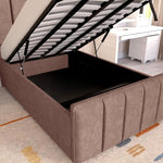 Lisbon Kids Upholstered Ottoman Bed - Mauve Naples